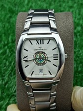 Rare Continental Swiss Made Watch UAE Emblem Logo United Arab Emirates Tonneau picture
