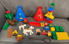 Vintage Rare- Retired  Duplo 2436 set - Big Chiefs Set (1998) - 41 pieces picture