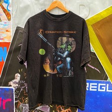 Counter-Strike 1.6 2003 T-Shirt Vintage Reprint FPS Game Retro Tee S-5XL DH1562 picture