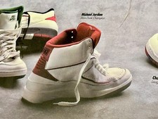 Deadstock 1986 1987 Jordan 2 NIKE STORE DISPLAY POSTER “FINAL STATS” ~ $685 Firm picture