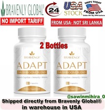 2 BOTTLES Bravenly Global Adapt 120 capsules TOTAL - AUTHENTIC - NEW/SEALED🔥🔥 picture
