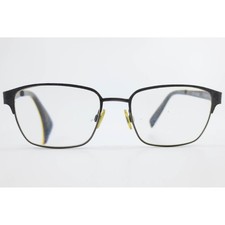 Steve Madden Rivaal Black Eyeglass Frames Rectangular 53-17-145 CV Designer Mens picture
