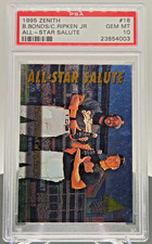 1995 Zenith Barry Bonds Cal Ripken Jr All-Star Salute #18 PSA 10 GEM MINT picture