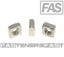 (25) 1/4-20 Stainless Steel Square Nuts 18-8 (25 Pcs) picture