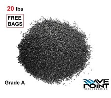 20 lbs Grade A, Activated Carbon Aquarium Filter Media Pond & 2 Free Bags - BULK picture