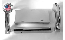 1958-1962 Corvette Front License Bumper Assembly - 4 Piece Set - New picture