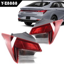 Pair Halogen Tail Light For 2022-2023 Hyundai Elantra Rear Brake Lamp Left+Right picture