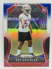 Dre Greenlaw 2019 Panini Prizm #384 Rookie Red White & Blue San Francisco 49ERS picture