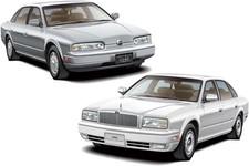 AOSHIMA The Model Car Series 1/24 Nissan G50 President JS/Infiniti Q45 '89 Plast picture