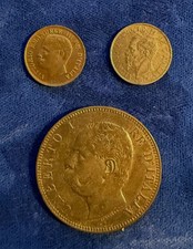 ITALIAN STATES KINGDOM 1867-M & 1904-R 1 CENTESIMI COINS, 1893 B/I 10 CENTESIMI picture