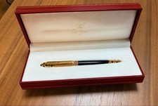 Vintage Trinity Panthere de Cartier Black Lacquer Ballpoint Pen with BOX picture