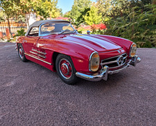 Gorgeous Franklin Mint 1960 Mercedes-Benz 300SL Roadster Convertibl 1:24 Diecast picture