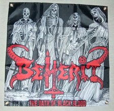 Beherit The Oath Of Black Blood  2x2 Ft Banner Flag Poster picture