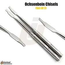 2 Pcs Dental Ochsenbein Chisel Periodontal Splitting Chisels Surgical Instrument picture