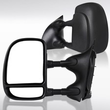 Fit 1999-2016 Ford F250 F350 F450 Manual Extend Towing Side Mirrors Left+Right picture