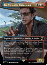 MTG Ian Malcolm, Chaotician Borderless - Jurassic World Collection #013 picture