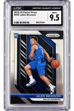 Panini 2018-19 Prizm Jalen Brunson #250 Green Prizm Rookie RC Mavericks picture