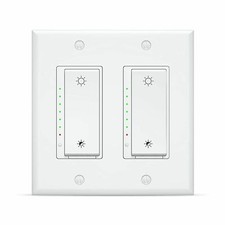 2Pcs Smart Dimmer Light Switch WiFi in wall Remote Control for Alexa Google Home picture