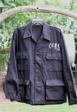 The Cure 2008 4 Tour Black (cotton/poly) Buttoned Jacket Large. Hard to find~ picture