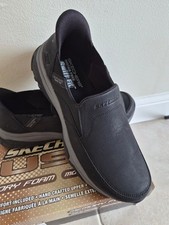 Skechers Men's Swift Fit Slip-On Loafers Black Size 13 0081 picture