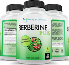 Berberine plus 1200Mg per Serving - 120 Veggie Capsules with Royal Jelly picture
