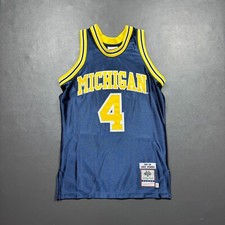 100% Authentic Chris Webber Mitchell & Ness 91 92 Wolverines Jersey Size 40 M picture