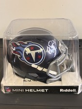 Chris Johnson Signed Titans Speed Mini Helmet (PIA) picture