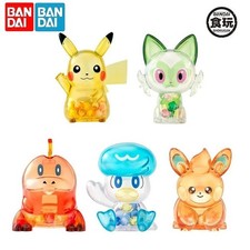 Bandai Pokémon Crystalcot Action Figure Pikachu Sprigatito Quaxly Pawmi Fuecoco picture