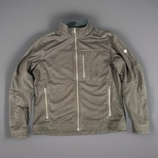 KÜHL Impakt Jacket Mens XL Brown Softshell Fleece Lined Full Zip Outdoor picture