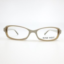 Nine West NW5127 133 Eyeglasses Frames white rectangle Full Rim 49-16-135 picture