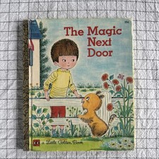 VINTAGE LITTLE GOLDEN BOOK THE MAGIC NEXT DOOR 1971 Evelyn Swetnam picture