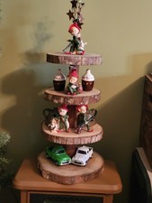 Josef Originals Hillbilly Elf Porcelain Vintage X4, 4  Jugs, Trucks, ( NO STAND) picture