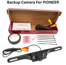 Rear view Backup Plate Camera For PIONEER AVIC-5200NEX AVIC5200NEX Install Kit picture