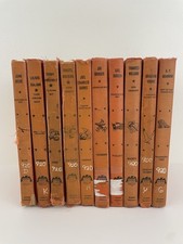 Childhood of Famous Americans Books Hardback Set Of 10 Bobbs-Merrill Orange Cov. picture