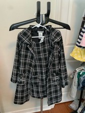 Rachel Zoe Tweed Coat And Dress Set Girls Size 5 picture