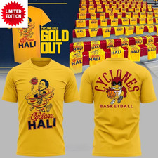 LIMITED Indiana Pacers x Tyrese Haliburton Cyclone Hali GOLD OUT Shirt All Size picture