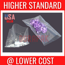 1000-10000 pcs Clear Flat Open Top Poly Bag 2 Mil LDPE Food Safe Various Sizes  picture