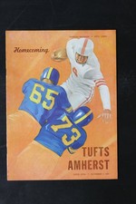 Vintage 1957 Tufts Amherst Homecoming Football Official Program Sports picture