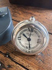 Chopard Geneve 'Happy Day' Travel Table Alarm Clock Stainless Steel picture