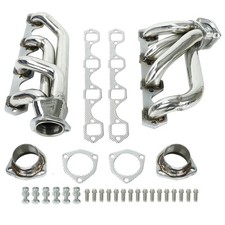 For 1964-1977 Ford 260 289 302 Shorty Stainless Steel Headers Exhaust Manifolds picture