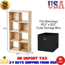 Mainstays 8 Cube Storage Organizer, Spring Pine picture