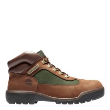 TIMBERLAND MEN'S WATERPROOF FIELD BOOT BROWN OLIVE  BEEF BROCCOLI NUBUCK LOW picture