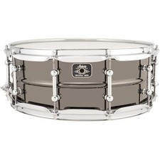 Ludwig Universal Series 5.5x14 Brass Snare Drum - Black Brass w/ Chrome Hardware picture