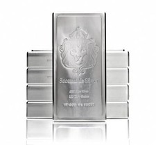 100 oz Scottsdale Stacker Silver Bar .999 Silver Bullion #A209 picture
