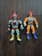 Vintage 1985 LJN ThunderCats Mumm-Ra Lion-O Figures Sword Headdress Original picture