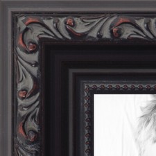 ArtToFrames Custom Picture Poster Frame  Black  1.25