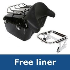 King Trunk Pack Mount Rack For Harley Touring Road King Street Glide 1997-2008 picture