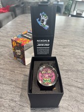 Nixon Santa Cruz Corporal Gun Metal/ Pink /Roskoff Watch A1381-5147-00 VERY RARE picture