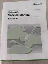 2023 Kawasaki ZX-4R(R) Service Manual Paperback Used Good Condition picture