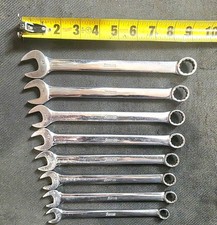 SNAP ON  OEXM-SERIES  8-Pc 12-Pt  Flank Drive® Combination Wrench Set 10mm-17mm picture